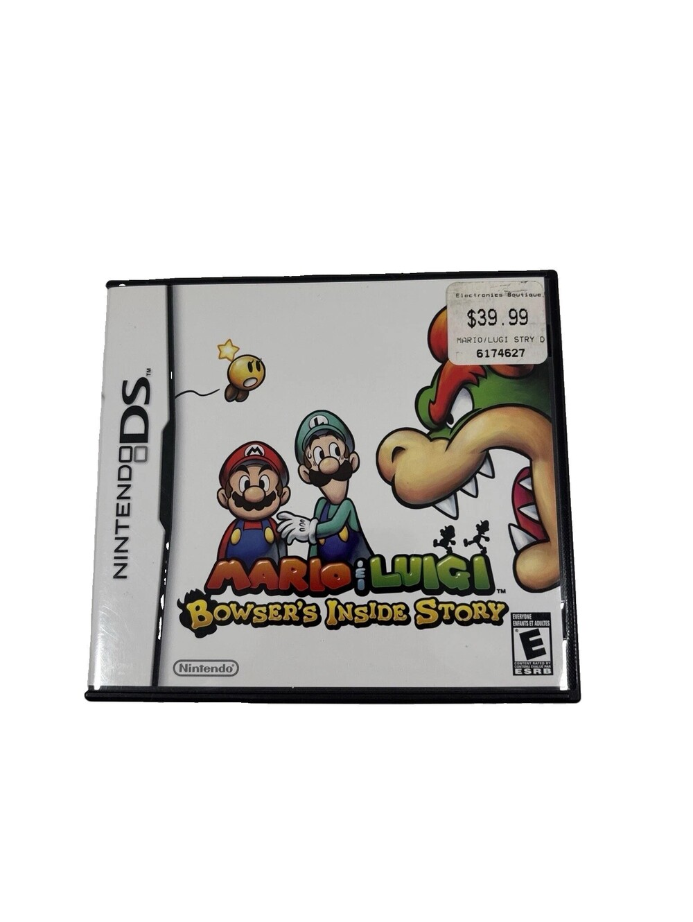 Mario & and Luigi Bowser’s Inside Story Nintendo DS Complete CIB Tested